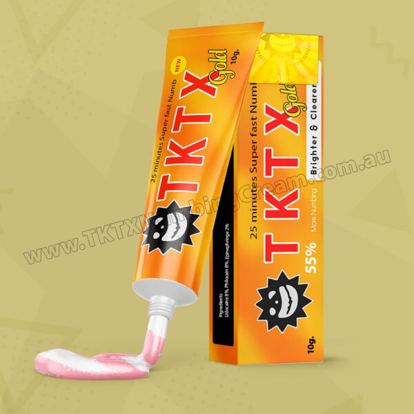 TKTX Gold 55% Super Fast Tattoo Numbing Cream